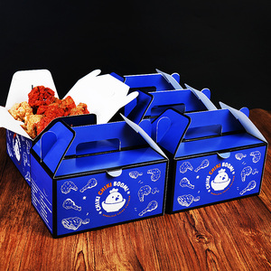 Cajas <span class=keywords><strong>de</strong></span> Embalaje para Comida para Llevar Personalizables al por Mayor para Hamburguesas, Papas Fritas, Palomitas <span class=keywords><strong>de</strong></span> Maíz, Nuggets <span class=keywords><strong>de</strong></span> Pollo, Pollo Frito, con Laminación Mate - Product Image 5