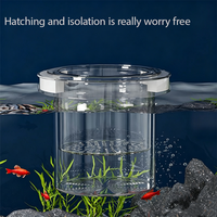 Nouvelle Boîte d'Incubation Flottante Améliorée pour l'Élevage de Poissons, Boîte d'Isolation pour l'Élevage en Aquarium, pour Œufs de Poisson, Alevins, Bébés Poissons, Écloserie
