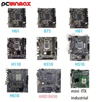 Kit Combo de Partes de PC PCWINMAX Placa Madre H61 con 16G de RAM, CPU I5 3470 y Ventilador, Combo DDR3