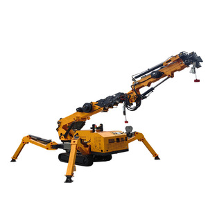 Hot Selling 2ton 3ton 5ton Mobile Crawler Mini Spider Crane Hydraulic Folding <b>Engine</b> Mobile <b>Hoist</b> Crane - Product Image 2