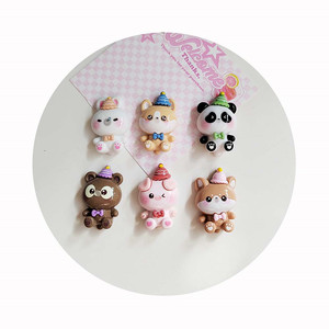 Nuevos Accesorios para el Cabello con Forma <span class=keywords><strong>de</strong></span> Animales <span class=keywords><strong>de</strong></span> Dibujos Animados, Osito, Panda, Cerdo, Perro, Conejo, Resina, para Álbumes <span class=keywords><strong>de</strong></span> Recortes, Manualidades, Joyería, Regalo para Niños - Product Image 5