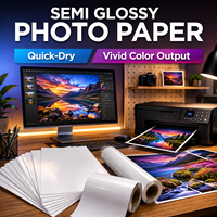 Papier photo semi-brillant Luster pour impression de photos, photos de studio, imprimable jet d'encre, papier photo A3, fourniture d'usine, rouleau de papier photo