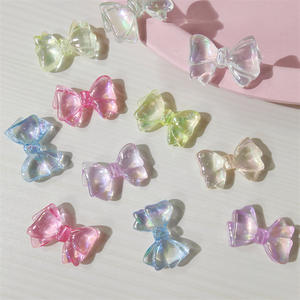 Cuentas Sueltas de Lucite Transparente, Mezcla de Colores, para Joyería, Cadena de Teléfono Móvil, Colgante de Coche, Materiales para Accesorios - Product Image 1