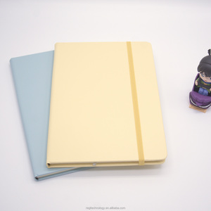 Tùy chỉnh A5 sinh viên máy tính xách tay pastel da bìa cứng với đàn hồi đóng cửa và 100 lót trang đồ dùng học tập - Product Image 5
