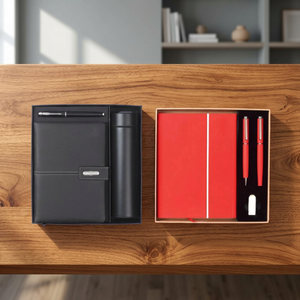 Coffret Cadeau d'Entreprise Personnalisable en Cuir PU Liviya, Meilleure Vente, avec Carnet à Impression Numérique Couleur Personnalisée - Product Image 3