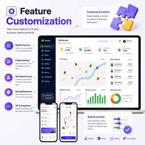 <span class=keywords><strong>Software</strong></span> de Gestión de Taxis, Desarrollo de Aplicaciones para Conductores y Pasajeros, Personalización de Marca, Funciones e Interfaz - Product Image 1