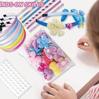 Kit de fabrication de bandeaux bricolage belle fille dessin animé papillon décoration cheveux accessoires pour enfants