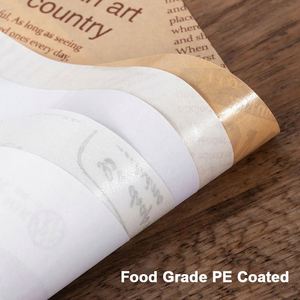 Papel de Envolver para Alimentos con Logotipo Personalizado, Recubierto de PE, Desechable, Resistente a la Grasa, para Comida Rápida, Deli, Sándwiches y Hamburguesas - Product Image 2