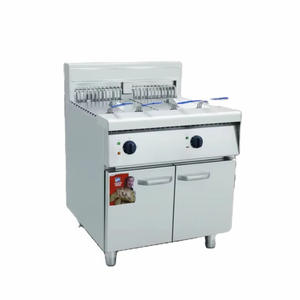 Équipement de restauration <span class=keywords><strong>pour</strong></span> restaurant en parfait état, <span class=keywords><strong>friteuse</strong></span> électrique de cuisine, <span class=keywords><strong>friteuse</strong></span> commerciale à 2 bacs avec double contrôle de température - Product Image 2