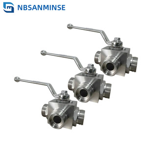 Vanne à boisseau sphérique King KHB3K SS304, raccord en T, filetée 1 pouce, haute pression, pour produits pétroliers - Product Image 3