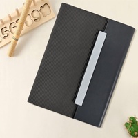 Carnet de notes professionnel en cuir personnalisé A5/A4 avec reliure cousue - Cadeau promotionnel