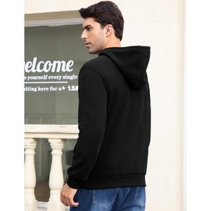 Sudadera con Capucha para Hombre FOXA, Forrada de Felpa, Ligera, Informal, Deportiva, para Entrenamiento - Product Image 4