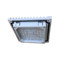 Ventilateur de panneau en plastique Jasonfan 116*116mm IP54 55, ventilateur à persiennes pour armoire, filtre de ventilation, garantie 3 ans, Chine