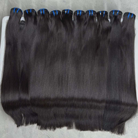 Extensions de cheveux vierges vietnamiens bruts, lisses comme des baguettes, double trame, pour marques de perruques, vente en gros, fabricant