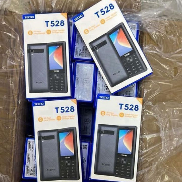 Wholesale Brand Cheap Feature Button Tecno T528 Original Mobile Phone Dual SIM Card Good Camera Téléphone Techno T528