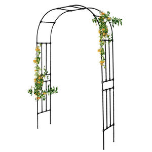 <span class=keywords><strong>Kit</strong></span> de pergola de jardin facile à assembler avec panneaux de treillis de soutien pour <span class=keywords><strong>plantes</strong></span> pour fleurs <span class=keywords><strong>grimpantes</strong></span> et jardinage vertical - Product Image 1