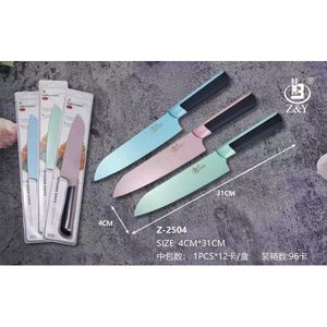 Z&Y Kitchen Knife Set 4Cm X 31Cm Colorful Blade For Cooking Cutlery - Product Image 1