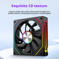 Kipas PC PWM 120mm Performa Tinggi 61.5CFM Tekanan Statis 2.0mmH2O 1600RPM Bantalan Hidro Kipas Pendingin Casing Komputer