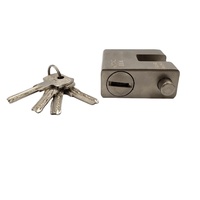 Cerradura de 4 llaves de computadora rectangular grande niquelada electrónica de tipo pesado de 94mm para computadoras y muebles de oficina