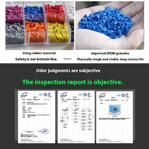 Alfombrilla de suelo de goma para exteriores para jardín de infantes <span class=keywords><strong>y</strong></span> parque infantil, tablero de plástico antideslizante para parques <span class=keywords><strong>y</strong></span> jardines - Product Image 3