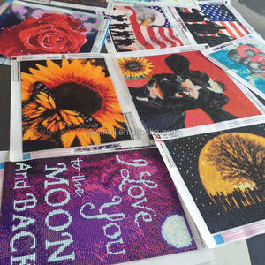 Kit de <span class=keywords><strong>Peinture</strong></span> Diamant Mini Perles Rondes Art Moderne Paysage de Noël Accessoires DIY <span class=keywords><strong>Peinture</strong></span> Diamant Prix - Product Image 1