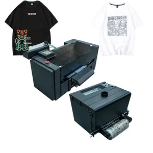 Fonte fabricante impressora dtf de 30 cm com cabeça dupla xp600 para impressão de camisetas