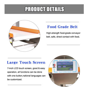 Détecteur de métaux industriel à fonctionnement continu, écran tactile en acier inoxydable, norme de détection unifiée IP55 pour RT-1209 portable - Product Image 3