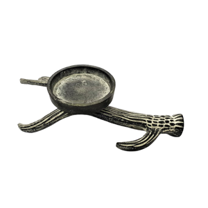 Candlestick High Quality Silver Color Decorative Aluminium <b>Pillar</b> <b>Candle</b> Holders European Design Handmade Wedding Decor - Product Image 3