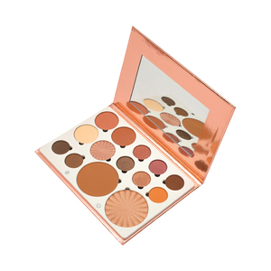 OEM <span class=keywords><strong>5</strong></span> colores contorno de la cara maquillaje resalte Facial iluminar Etiqueta Privada piel Shimmer resaltado en polvo paleta - Product Image 5