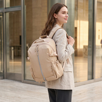 Mochila para Portátil con Logotipo Personalizado al por Mayor para Mujer, Mochila de Viaje con Correa para Equipaje, Mochila de Negocios para Damas, Regalo Corporativo