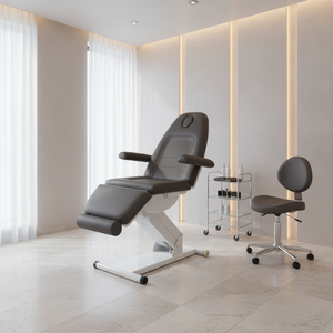 Sillón de <span class=keywords><strong>Masaje</strong></span> Eléctrico Gris de 3 Motores para Estética, Salón de Belleza, <span class=keywords><strong>Spa</strong></span>, Pestañas, Tratamientos Faciales, Dermatología Estética - Product Image 1