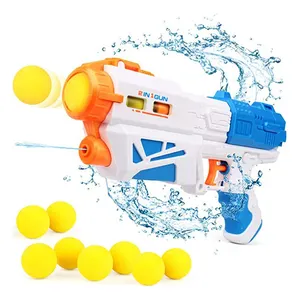 Pistolas de agua 2 en 1 para verano y juego de pistola de tiro de <span class=keywords><strong>Pinball</strong></span> suave de espuma - Product Image 1