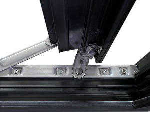 <span class=keywords><strong>Fenêtre</strong></span> à battant triple vitrage en aluminium à rupture de pont thermique avec montants, haute performance d'isolation - Product Image 5