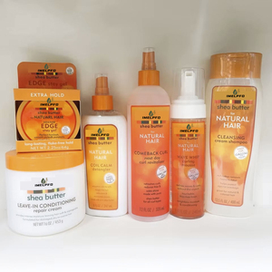 Revitalisant pour boucles au beurre de karité 335ml, réactivateur de boucles pour le lendemain, anti-frisottis, amplificateur de brillance pour cheveux bouclés naturels - Product Image 3