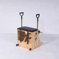 Nouvelle vente chaude Studio fitness exercice réformateur stabilité bois de chêne wunda combo pilates chaise
