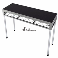 Plateforme de scène pliable en aluminium Mega Deck, escalier modulaire, pont surélevé, connexion rapide portable pour concerts et expositions