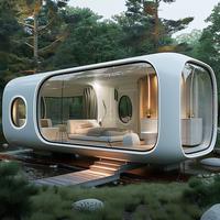 Capsule spatiale magique de style fantaisie pour salon sur le toit urbain Livraison en 60 jours | Salle de bain de cuisine scolaire chic industrielle personnalisée