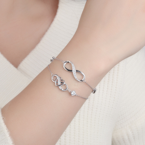 Bracelet En Argent Coeur - Bijoux Coeur