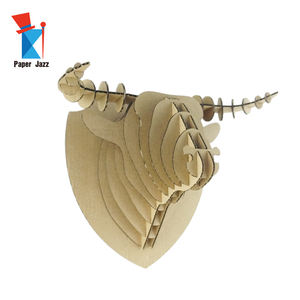 Rompecabezas 3D <span class=keywords><strong>de</strong></span> Cabeza <span class=keywords><strong>de</strong></span> Toro Corrugado: Desarrollo STEAM para Niños, Manualidades - Product Image 4