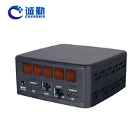 Usine Nuc Mini Pc Intel 11e génération Core I3 I5 I7-11390H 2 * DDR4 64GB Mini étui Pc 2LAN X86 Linux Barebone boîtier d'ordinateur Portable