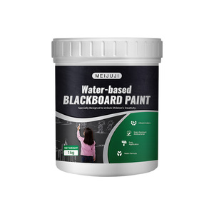 Peinture murale magnétique à base d'eau, peinture pour tableau noir en latex pour les chambres d'enfants, salle de classe, bricolage, rénovation murale à domicile, pinceau - Product Image 1