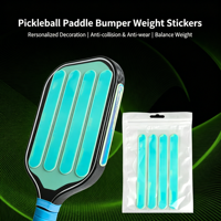 Bande de protection anti-collision de haute qualité pour raquette de pickleball portable pour enfants, sans bords, avec poids et résistante aux rayures