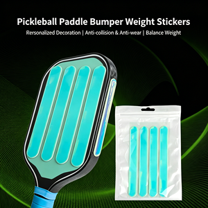 Pickleball Paddle Weighted Tape Edge Guard Anti-Collision <b>Strip</b> For Paddle Head Protection Scratch Resistant Stability - Product Image 5