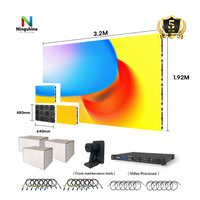 Écran LED vidéo mural intérieur haut de gamme P1.53 HUB 640x480mm avec garantie de 5 ans HDR10+ Adobe RGB 98% IP45