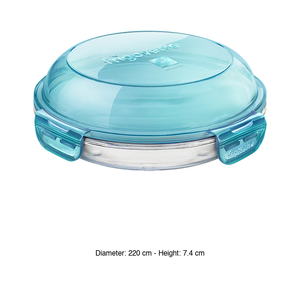 Frigoverre Round Airtight <b>Container</b> Ø 22 cm H 7.4 cm, with Airtight Lid - Product Image 3
