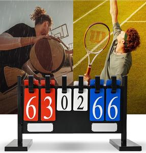 ลูกวอลเลย์บอลเทนนิสบาสเก็ตบอลเล่นกีฬากลางแจ้งแบบพกพาทำคะแนนได้99หลักคู่มือพลิกตารางคะแนน - Product Image 6