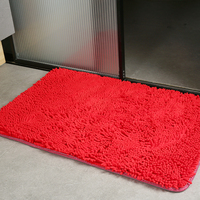 New Design Non slip extra Bathroom Rug Large Size Luxury Cheille Area Rug Bathroom Mat Kitchen Rug Carpet Home