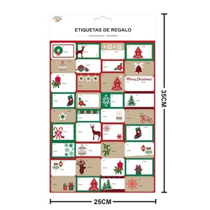 Etichetta regalo di natale 20.5x31 cm-articoli natalizi