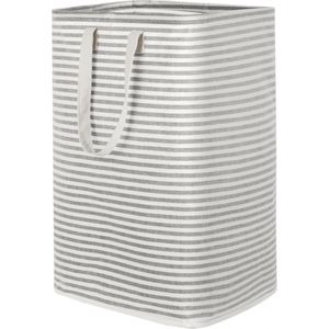 New Custom Large Polyester <b>Collapsible</b> Durable Eco-friendly 30x40x60cm Laundry <b>Storage</b> Basket Hamper with Handles - Product Image 1