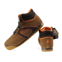 Chaussures de sécurité Delta Plus S1P en daim avec embout composite, sans métal, anti-perforation, antidérapantes pour la logistique d'entrepôt